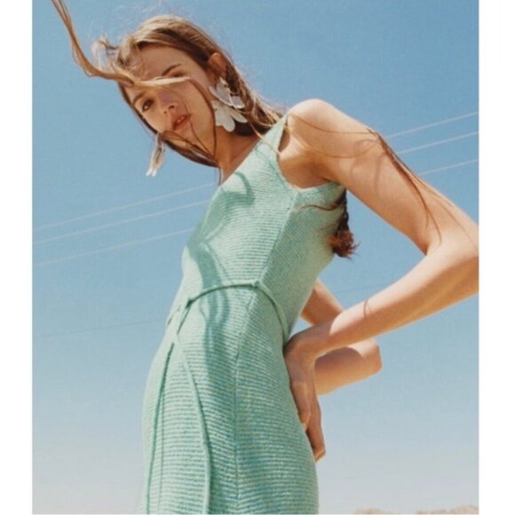 Zara Acetate Flower Earrings NWT - Picture 5 of 5